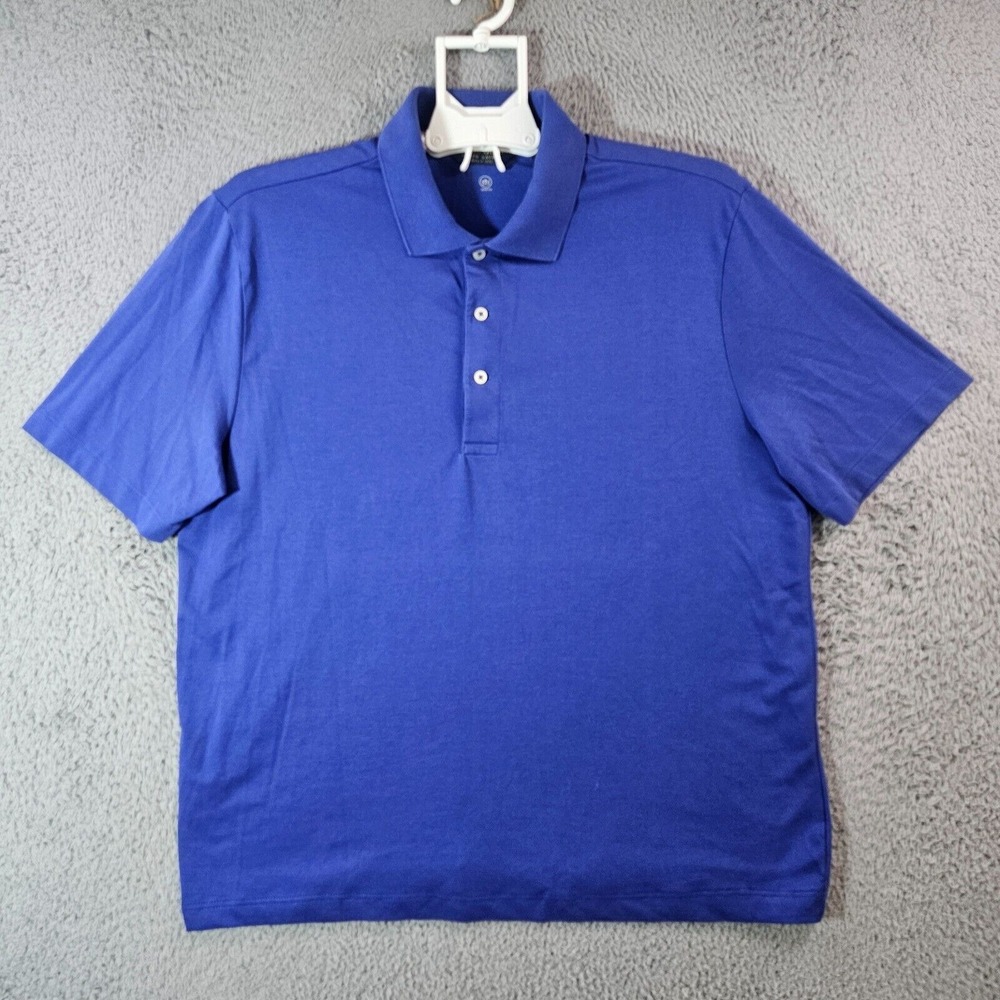 Polo Golf Ralph Lauren Polo‎ Shirt Men Medium Short Sleeve Wicking Purple - M
